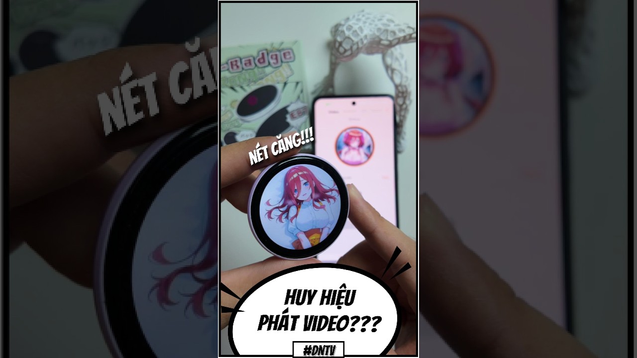 Huy Hiệu LED Cài Áo Tùy Biến Video: Phụ Kiện Tech-Fashion Độc Đáo