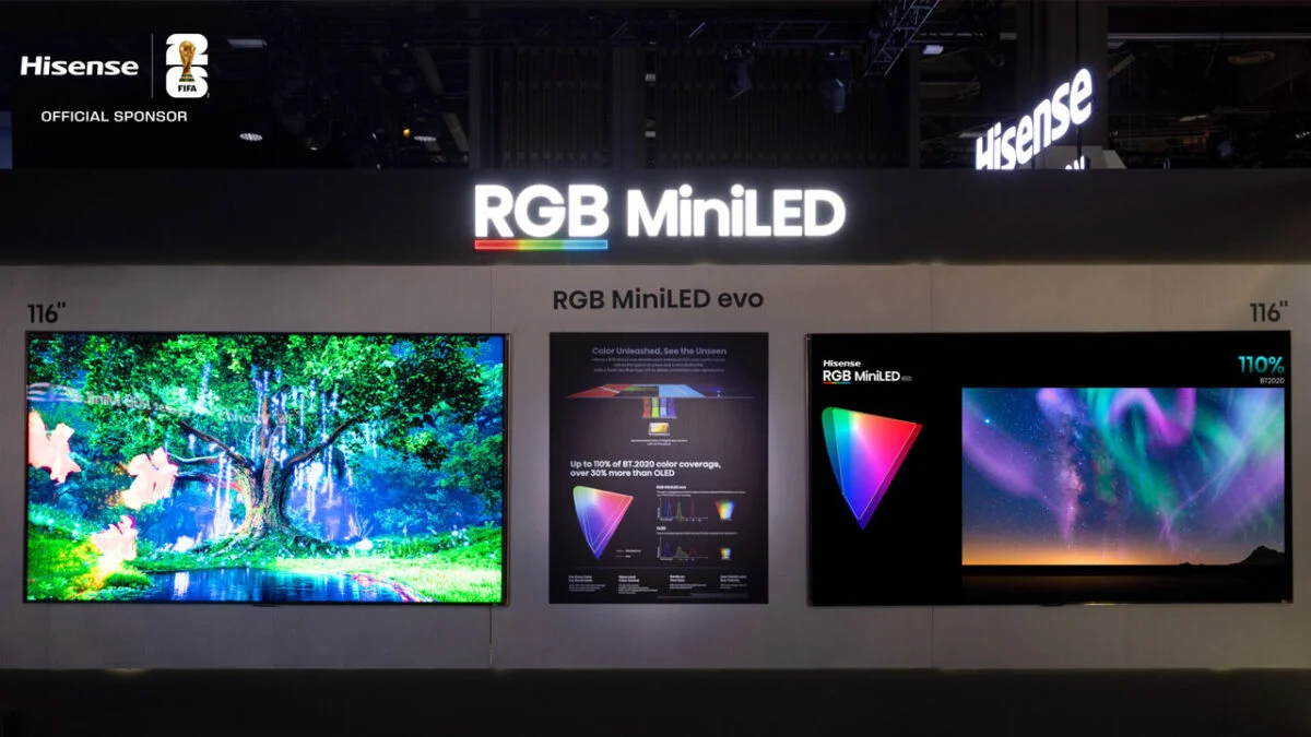 Mở hộp TV Hisense RGB MiniLED: Đèn nền ba màu thách thức OLED